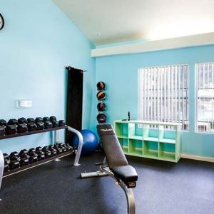 Fitness center featuring modern exercise equipment